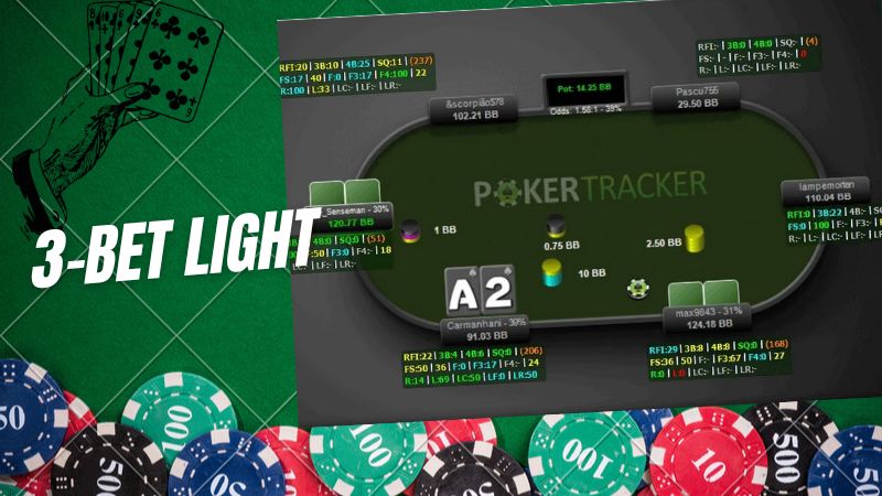 3-Bet Light: Bí quyết thắng lớn dành cho cược thủ Poker chuyên nghiệp